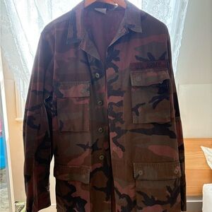 U.S. Army Camouflage Field Jacket - Brown and Black
